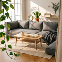 7-Piece Sofa Cushion Set PP Filling Home Padding Tie-Secured for Living Room