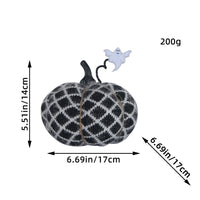 Halloween Pumpkin Knitted Ornament - Party Decoration