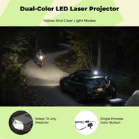 LED Radiant Light Bar, Hidden Grille Mount, Dual Color