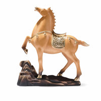 Rearing Horse Statue Tabletop Sculpture Decorative for Living Room, Homeowners