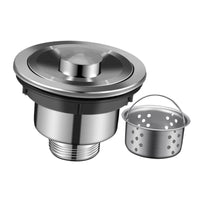 Sink Drain Strainer Anti-Clogging Food Catcher Prevents Clogs Deep Basket Design for Homeowners, Landlords