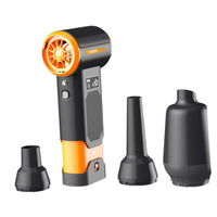 Handheld Fan Lightweight Cordless Air Duster Digital Screen Powerful Motor for PC Users, Car Owners, Inflating Objects, Travel