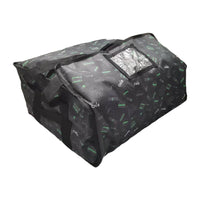 Pizza Delivery Bag Heat Retention Large Capacity Thermal Tote Strong Insulation Reinforced Handles for Picnics, Parties, Camping