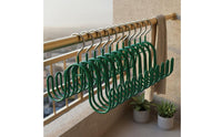 Hanging Shoe Hook, Metal Shoe Rack, Windproof Balcony Dryer for Indoor Outdoor