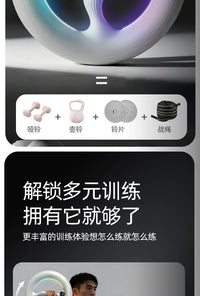 多功能计数重力环男士练手臂肌肉训练扩胸增肌腕力锻炼室内臂力器