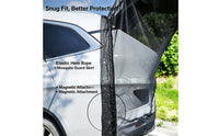 Zippered Car Tailgate Bug Net Breathable Cover Lightweight Netting for Campers, Road Trips