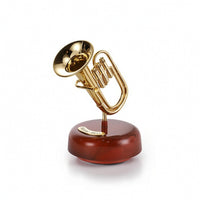 Tabletop Melody Box Novelty Desktop Melody Box Desk Ornament Decorative Decoration Glossy for Collectors, Shelf, Nightstand