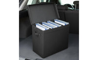 Comic Book Storage Box Foldable Lockable Divider Box Heavy-Duty Comic Storage Bin for Auto, Travel