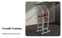 Commercial Grade Pull-up and Station Heavy Duty Steel Frame Multi-Function Fitness Frame Sturdy Construction Multi-Function Workout Frame Stable Four-Point Base for Athletes, Adults, Family, Gym, Full Body Exercise, Indoor, Garage