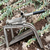 Double Blade Garlic Cutter Multi-Function Garlic Base Cutter Easy to Use Crop Cutting Tool for Farmers, Gardeners, Harvest Time, Farmland