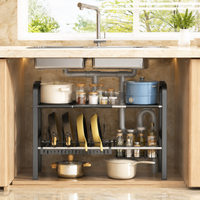 under-sink storage rack