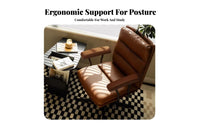 Ergonomic Rolling Chair Comfortable pad Computer Seat 360-Degree rotate