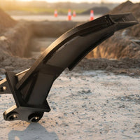Excavator Ripper Coated Finish Construction Equipment Black Metal
