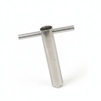 T-Shaped Retainer Removal Tool with Handle Aluminum Retainer Removal Tool Lightweight Long-Lasting for Bathroom