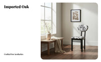 Upholstered Wooden Dining Chair Padded Seat and rear for Interior Designers