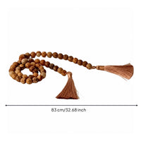 Beaded Strand with Tassels Beads Strand Bohemian Wall Hanging Decor for Shelf, Coffee Table, Tray