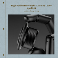 Adjustable cabinet spotlight, anti-glare