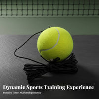 High Elasticity Cord Tennis Rebound Practice Tool Long-Lasting Solo Tennis Practice Tool Easy to Use for Beginners, Adults, Backyard