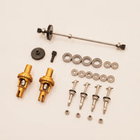 Drivetrain Assembly Upgraded Differential Set Maintenance Gearbox Assembly for Hobbyists, Builders, Rebuilds