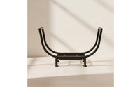 Detachable Curved Firewood Rack Compact Firewood Rack with Curved Frame Sturdy Heavy-Duty for Homeowners