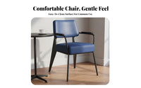 Upholstered Armchair with Angled Legs Factoryinfluenced & Design Business-Grade Furniture Retro Design Rustresistant Finish