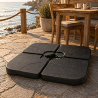 Square Umbrella Base   Water-Fillable Umbrella Base Round Corner Outdoor Equipment