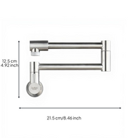 360° swivel wall faucet