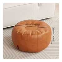 Unstuffed Pouf Cover Multi-Functional Moroccan Design Pouf Long-Lasting
