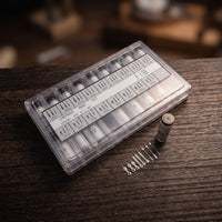 Timepiece Hand Kit Luminous Timepiece Hand Kit with Organizer Case Clear for Watchmakers