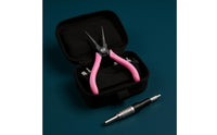 Mini Flat-Nose Rose-Colored Handles Mini Flat Nose Delicate Work