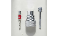 Chrome-Finished Versatile Socket Tool | Knurled, Ratchet Wrench with versatile Socket, for Home Repairs