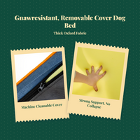 Chew-resistant waterproof dog bed