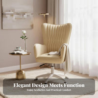 Armless Upholstered wheeled Chair Ergonomic spine support Support rotate Seat for Students