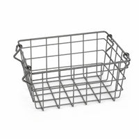 Wire Storage Basket with Handles Portable for Kitchen Counter, Shelf