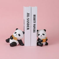 Cute Panda Bookends - Doctor Panda Design