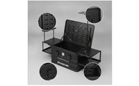 Matte Black Aluminum Storage Box Long-Lasting Camping Storage Box Heavy-Duty Case Hard-Shell for Campers, Overlanders, Outdoor Enthusiasts, Overlanding