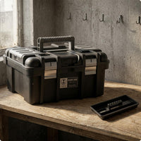 Hard-Shell Tool Box Latch Closure Portable Tool Box Molded