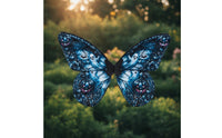 Butterfly Wing Accessories with Elastic Straps Satin Wearable Wing Pair for Kids, Cosplay, Stage Performance