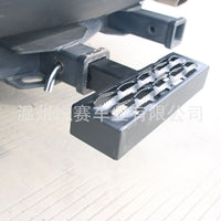 2-Inch Trailer Hitch Step Pedal, Iron and Aluminum, Universal Fit