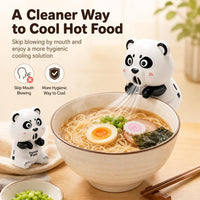 Panda Cup Fan, Clip-On Mini Fan for Cooling Noodles, Three Wind Speeds