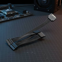 1 to 5 Serial ATA Power Adapter Secure Connection Serial ATA Power Splitter Cable Tinned Copper Wire Computer Component for Home Server