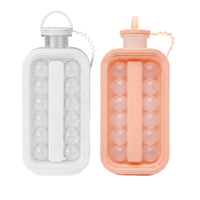 Bottle-Shaped Ice Ball Mold Expandable Drink Accessory Screw-on Cap