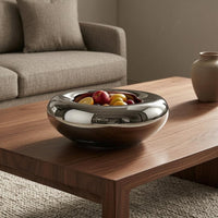 Decorative Fruit Tray Mirrored House Decoration Easy to Clean for Tv Cabinet