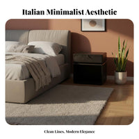 Rotate Storage Storage Unitary Rotating Design Bedside Table Minimalist & Design Versatile for Adults, Students, Bedroom