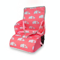 Lightweight Dining Chair Booster Seat Foldable Booster Seat Securing Straps