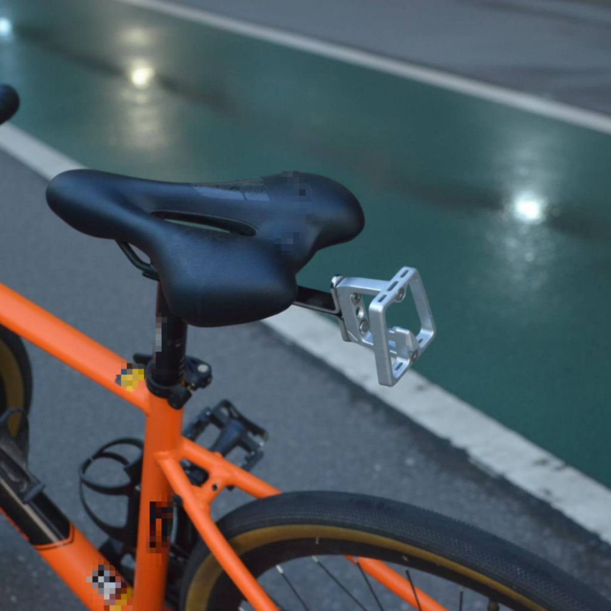 Bike Rear Rack Mount Adapter Universal Fit Cycle Saddle Bag Mount for Cycling