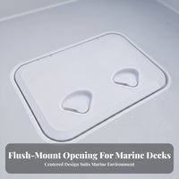 Low-Profile Marine Deck Hatch Cover
