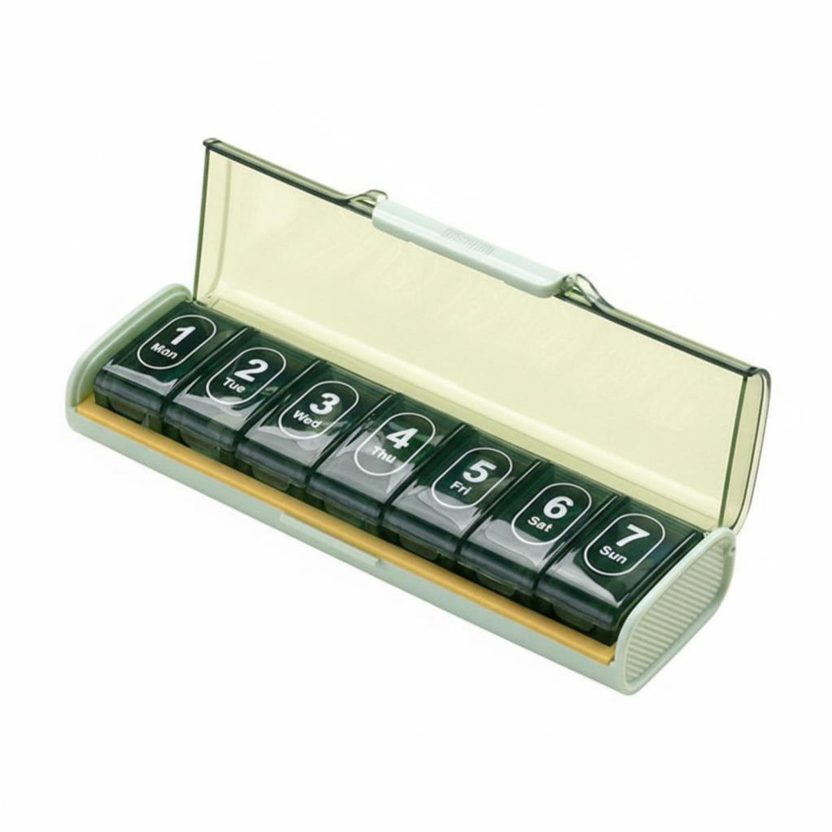 weekly Organizer Portable weekly Container Easy Opening for trip, Home