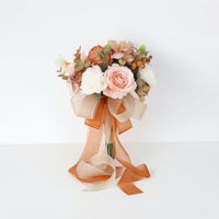 Artificial Wedding Bouquet Realistic Bouquet with Roses Floral for Brides