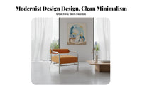 Historical-Period Perusing Seat Bauhaus Inspired Cylindrical Frame Armchair Modern Design Luxurious Padding